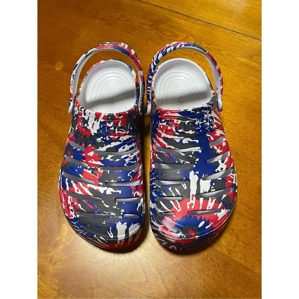 Nautica River Edge Tie-Dye clogs
